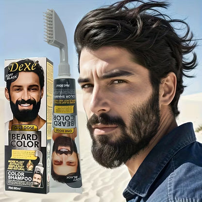 DEXE CHAMPÚ TINTE NEGRO PARA BARBA