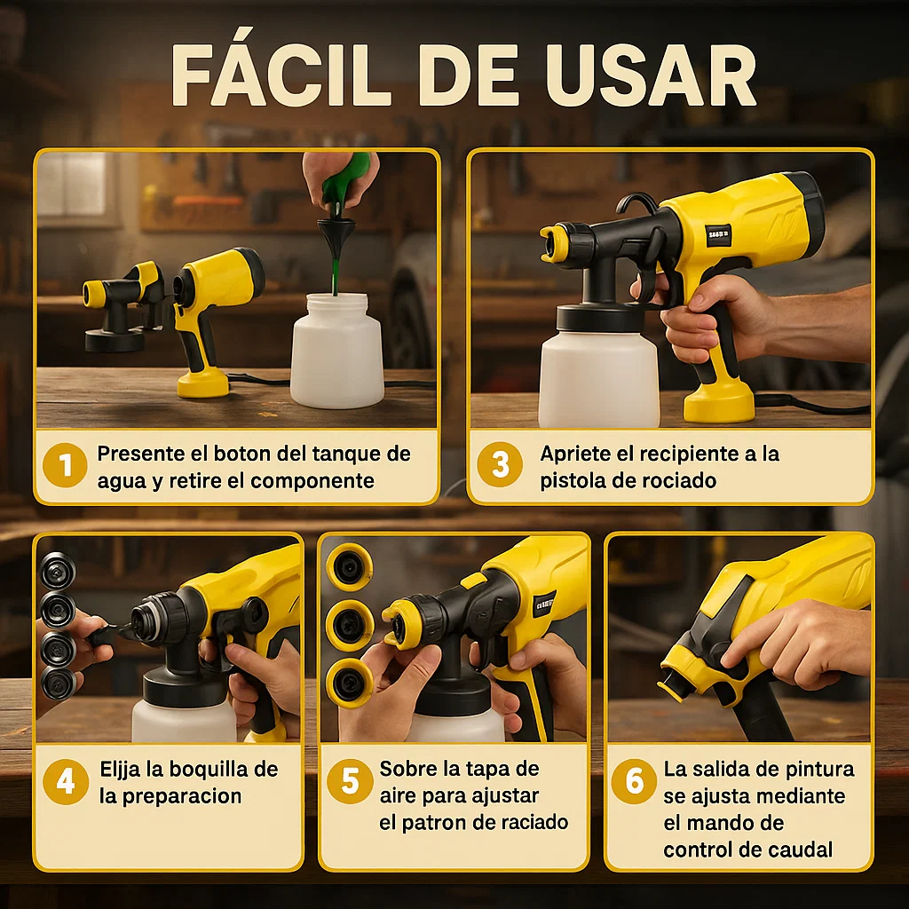 Pistola Pulverizadora Profesional.