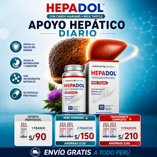 Hepadol American Natural | Apoyo Hepático y Salud del Hígado