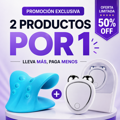 CORRECTOR CERVICAL + MASAJEADOR MICROCORRIENTE